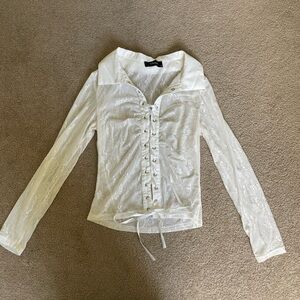 White Lace Blouse